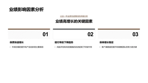 保险业绩年度报告