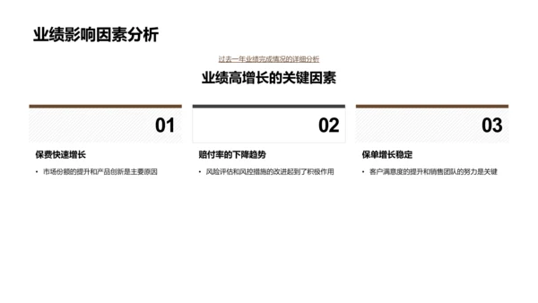 保险业绩年度报告