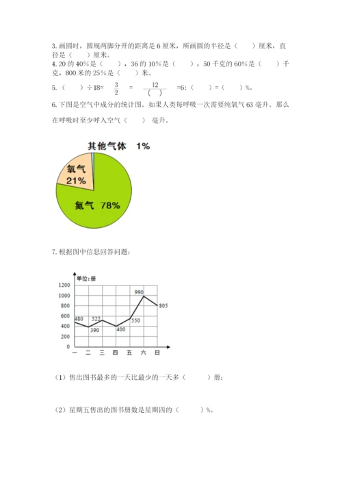 小学数学六年级上册期末测试卷及参考答案（b卷）.docx