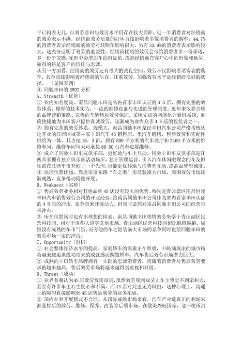 汽车销售公司售后服务业务拓展方案