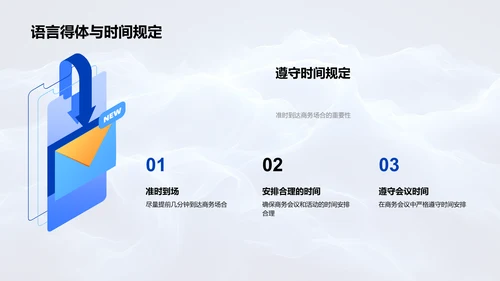 商务礼仪入门讲座PPT模板