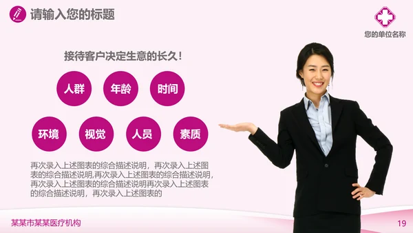 妇科医疗医学工作汇报PPT模板