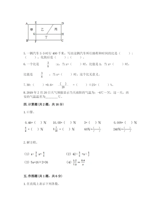 北京版小学六年级下册数学期末综合素养测试卷及参考答案（综合题）.docx