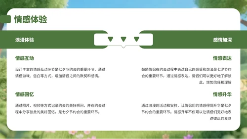 绿色3D风情侣大自然游玩策划攻略PPT