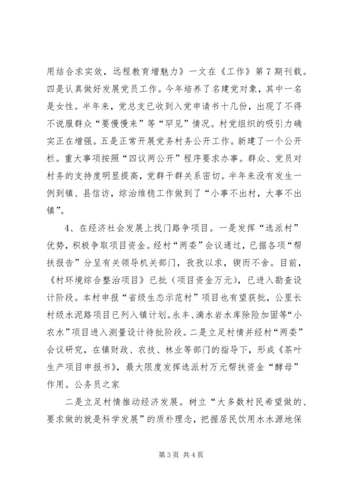 乡镇选派干部基层调查工作报告.docx