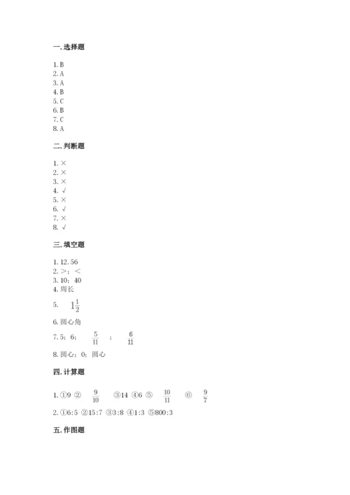 人教版数学六年级上册期末测试卷精品（b卷）.docx