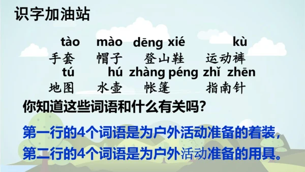 2024-2025学年统编版二年级语文上册语文园地一  课件