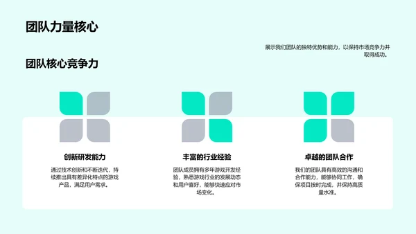 游戏产品投资报告PPT模板