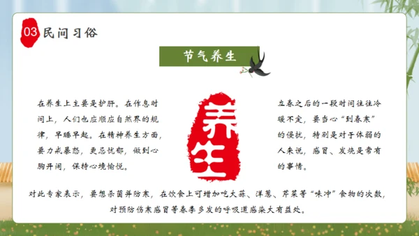 立春杨柳春风通用PPT模板