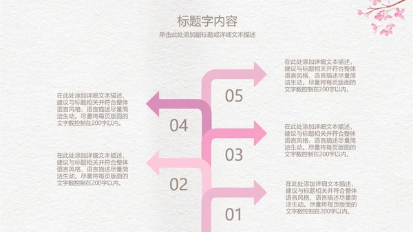 精美手绘复古玫瑰花ppt动态模板