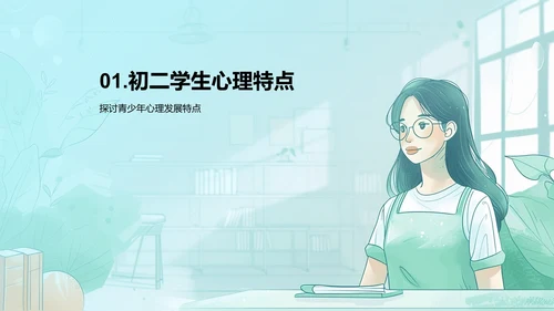 初二学习效率提升PPT模板