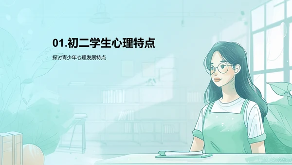 初二学习效率提升PPT模板