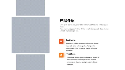 阴影PPT产品介绍