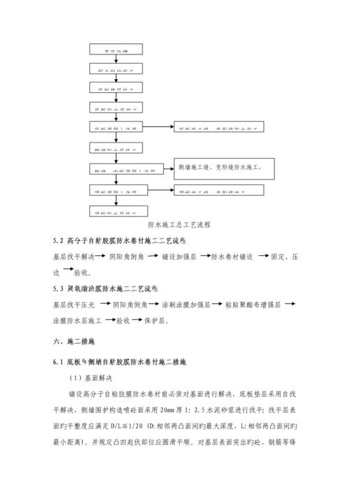 地铁车站主体防水综合施工专题方案.docx