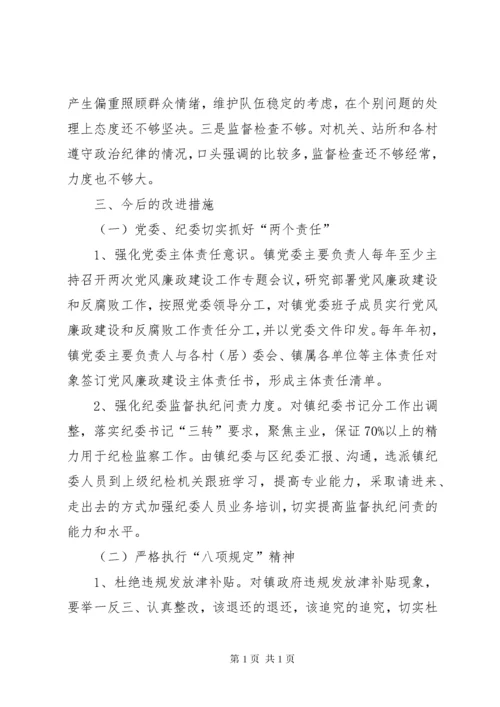 巡察整改专题民主生活会领导班子对照检查材料.docx