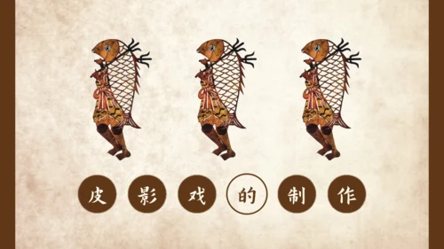 民间皮影戏艺术通用PPT模板