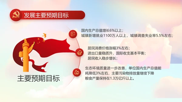 大气党建党支部工作总结汇报PPT党课