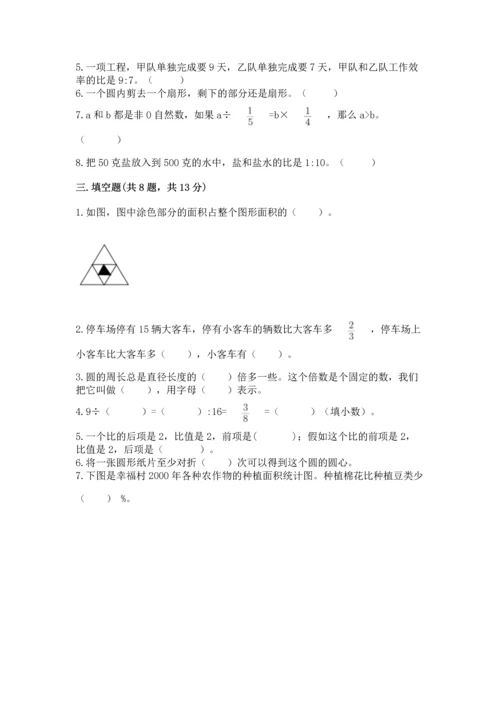 小学数学六年级上册期末考试卷附参考答案（b卷）.docx
