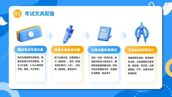 高考考前准备：细节决定成败