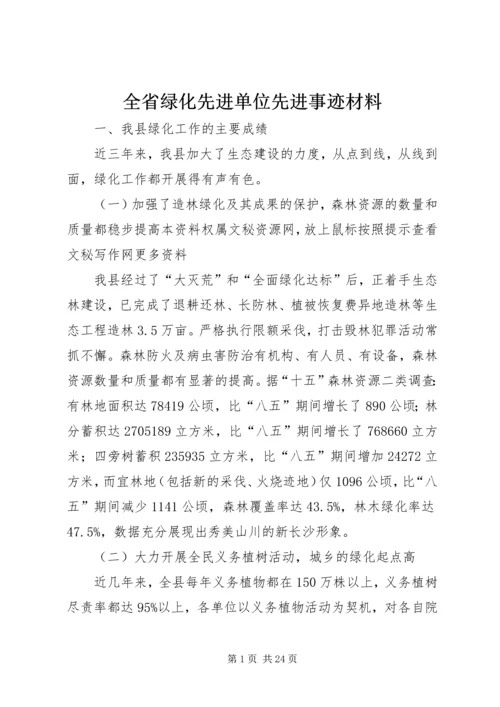 全省绿化先进单位先进事迹材料 (2).docx