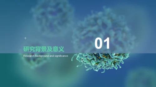 绿色创意化学生物研究报告PPT案例