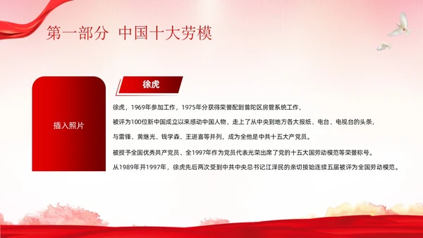 五一劳动节弘扬劳模精神劳动精神课程PPT课件