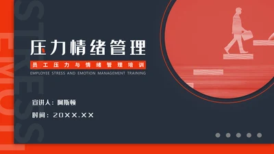 压力情绪管理通用PPT课件模板