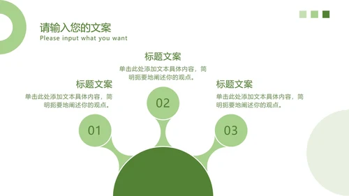 浅绿简约工作汇报PPT模板