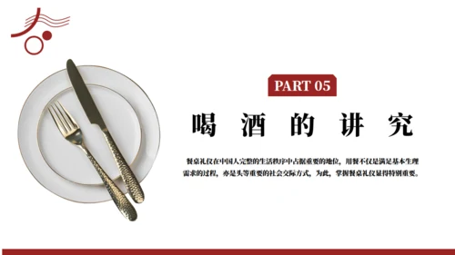 餐桌文化商务礼仪教育通用PPT模板