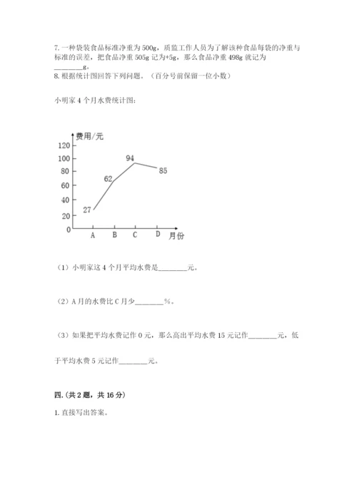 苏教版六年级数学小升初试卷含答案【考试直接用】.docx