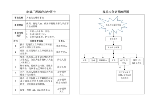 制氧厂现场应急处置卡现场应急处置流程图.docx