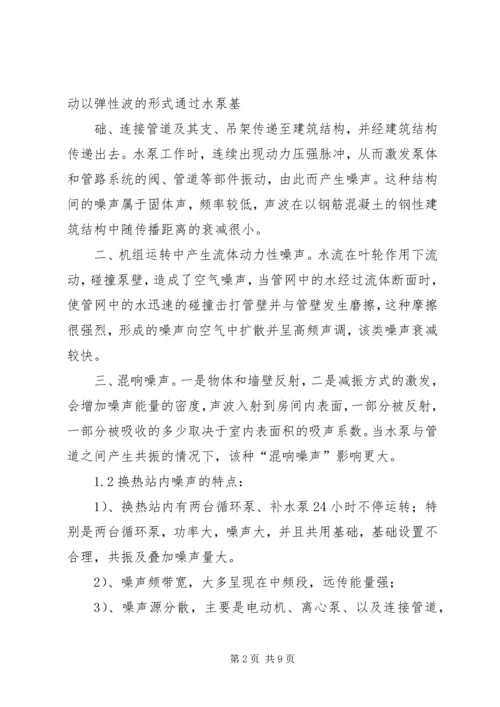 鲁信长春换热站噪声处理方案.docx