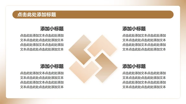 棕色简约风课前分享演讲专题汇报PPT模板