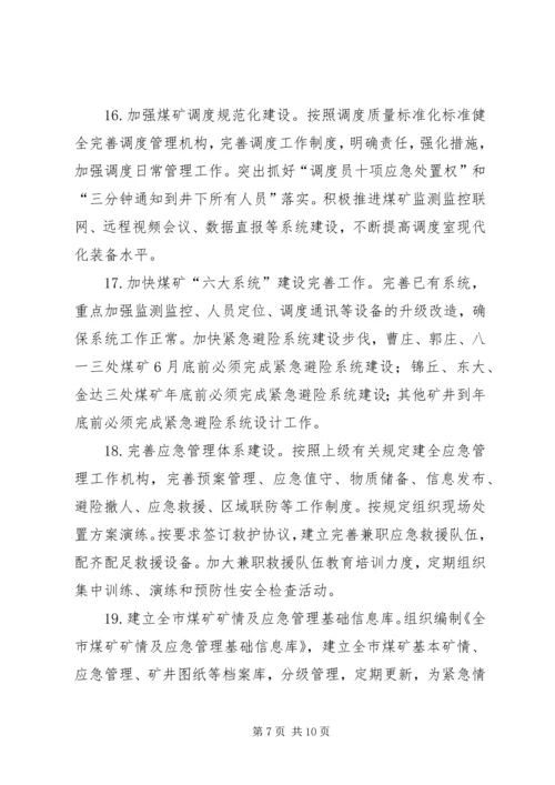 全市煤矿安全生产实施意见.docx