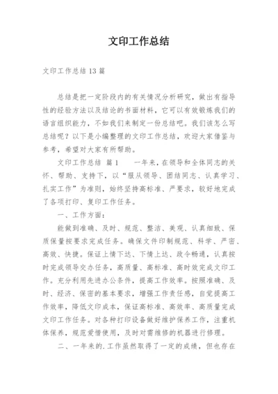 文印工作总结.docx