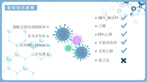 新冠病毒防护知识科普PPT课件模板