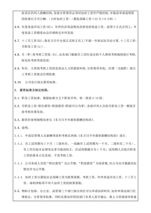 东方日升集团薪酬绩效管理办法.docx