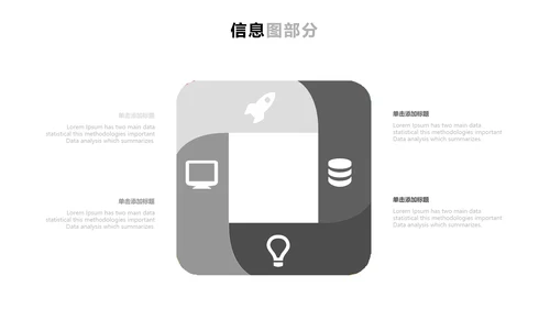 优雅灰色创意版式公司简介商务PPT模板