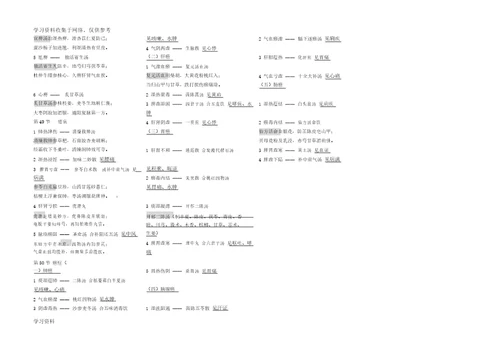 中医内科学方歌完美打印版