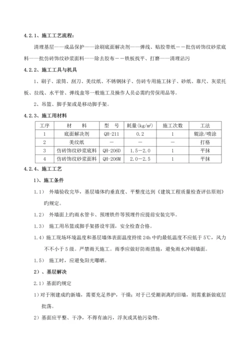 外墙涂料综合施工组织设计专题方案.docx