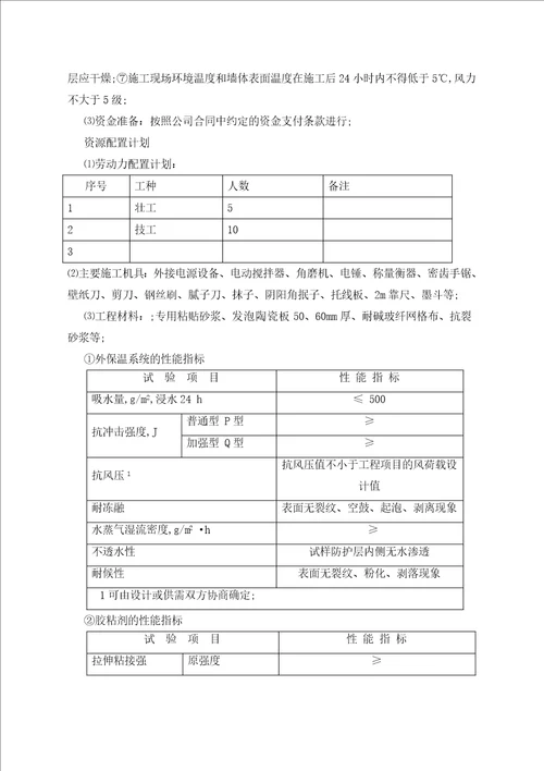 发泡陶瓷保温板施工方案