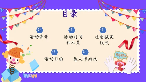 愚人节活动主题策划方案通用PPT模板
