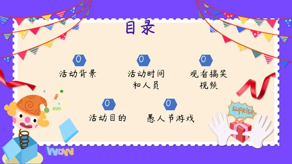 愚人节活动主题策划方案通用PPT模板