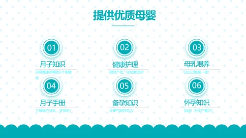 母婴婴儿护理保健中心早教宣传PPT动态模板