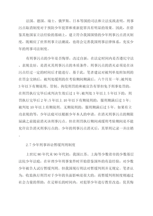 对我国少年司法制度的反思论文.docx