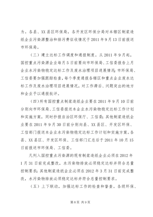 造纸企业废水整治方案.docx