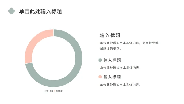 清新工作总结ppt模板