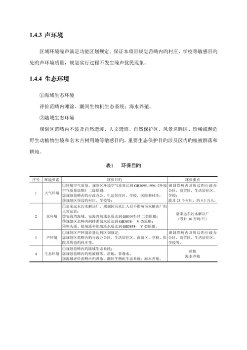 福建晋江经济开发区五里园总体重点规划.docx