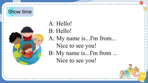Unit1 This is my new friends Lesson1 课件(共21张PPT)