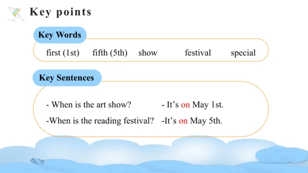 Unit 4 When is the art show Part A Let's talk课件（46